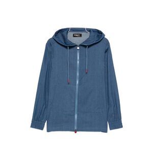 Kiton Men Zip-Up Hooded Sweater